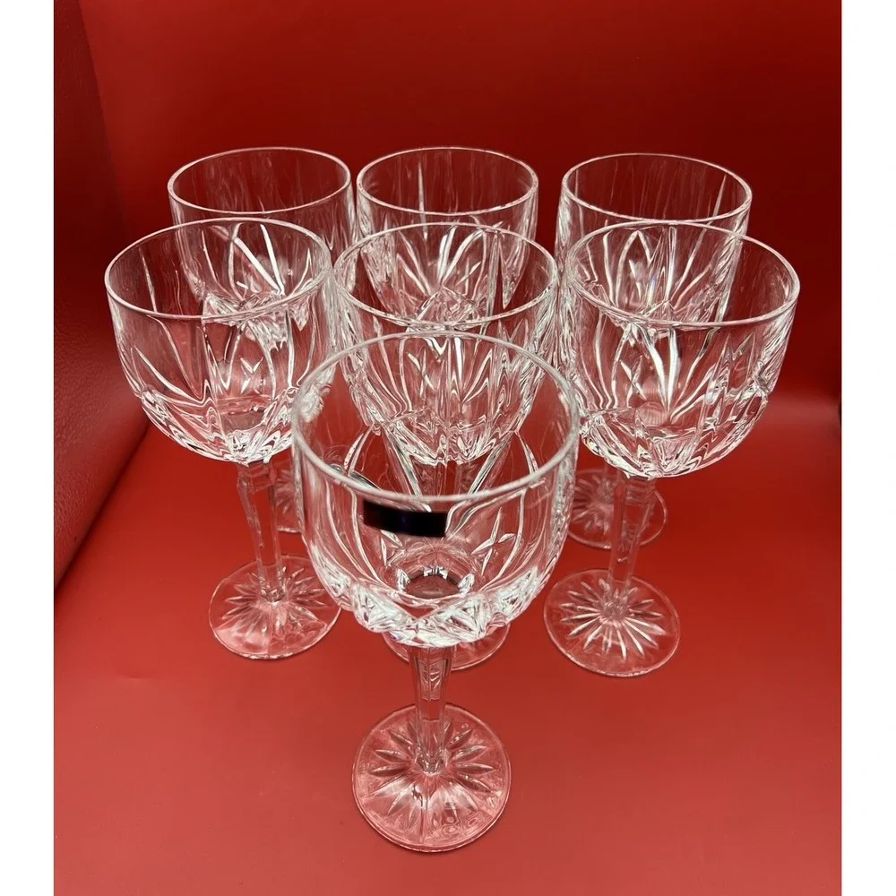 Waterford Crystal Wine Glass Goblet Marquis Markham - Set of 7